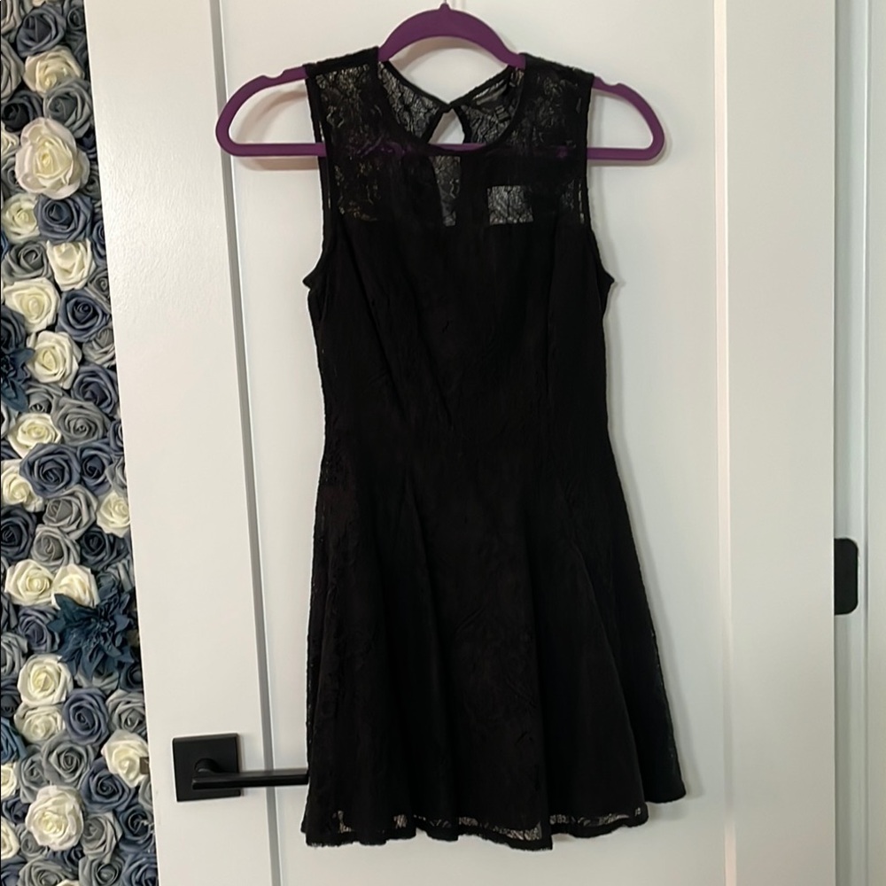 Banana Republic Black Lace Dress